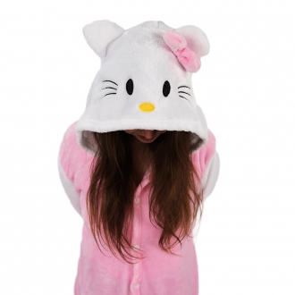 Кигуруми Hello Kitty розовый L (165-175 см)-7